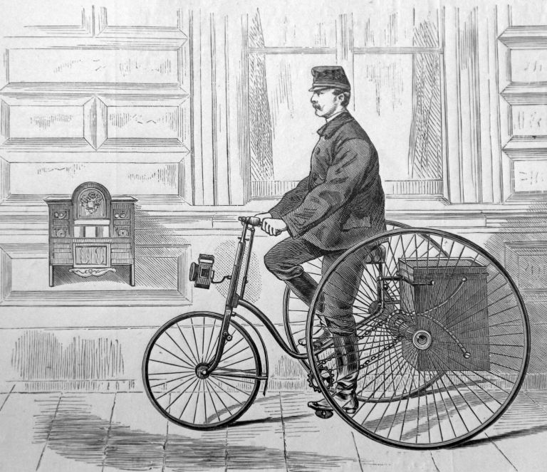 Nachrichtenverkehr Das Fahrrad im Postdienste Medien